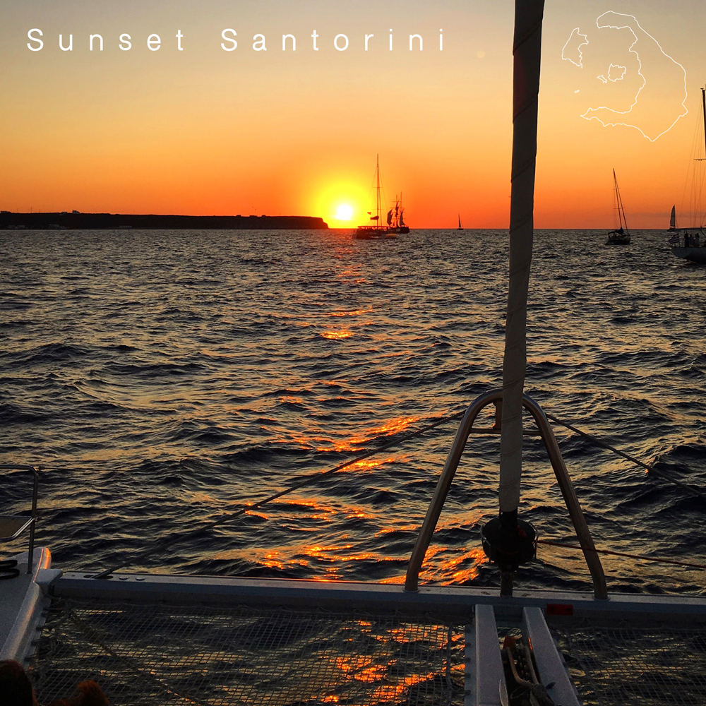 Sunset Oia Santorin