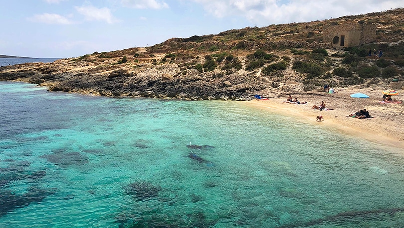 Hondoq Bay Gozo Malta