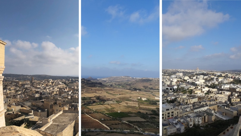 Panorama Citadelle Gozo Victoria