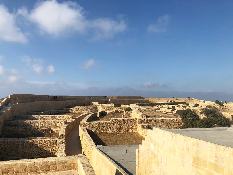 remparts citadella victoria gozo malte